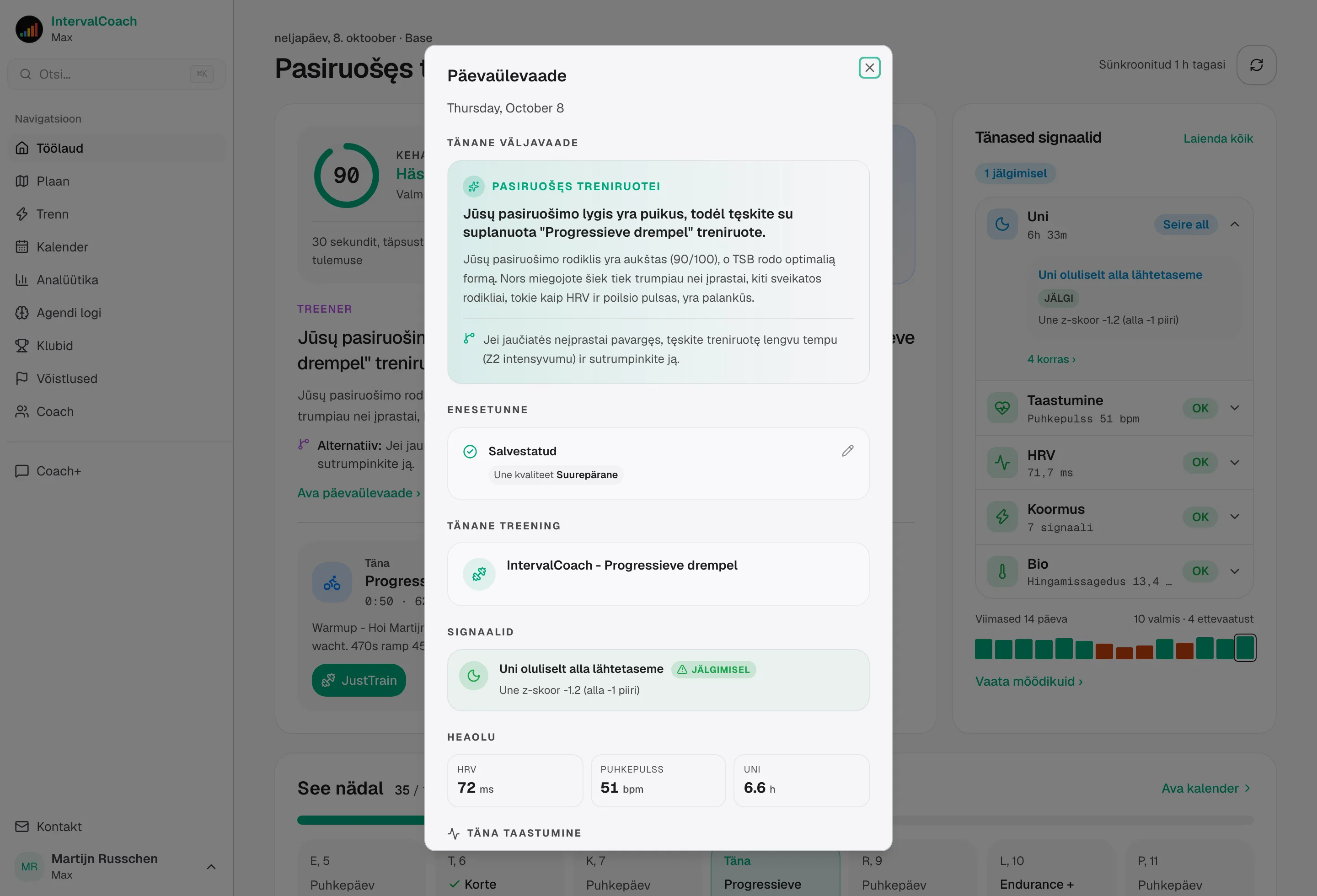 Oskab teada, kui tuleb tagasi tõmmata