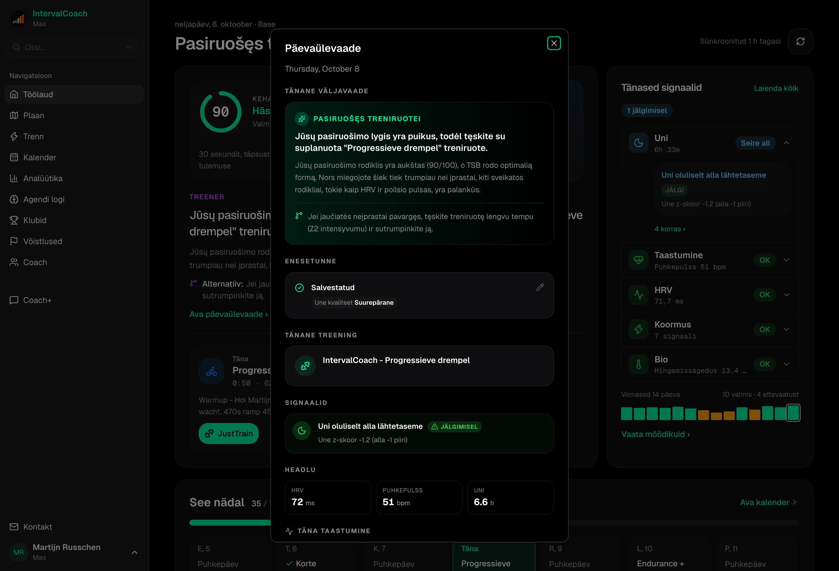 Oskab teada, kui tuleb tagasi tõmmata