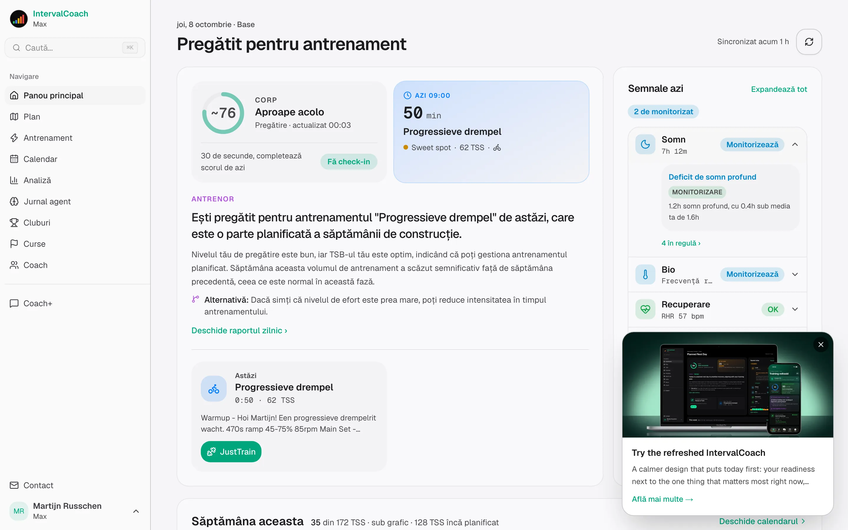 Când să alegi IntervalCoach